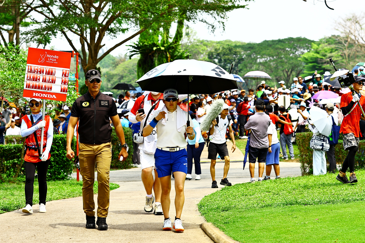 護衛付きです 2025年 ホンダ LPGAタイランド 4日目 岩井明愛
