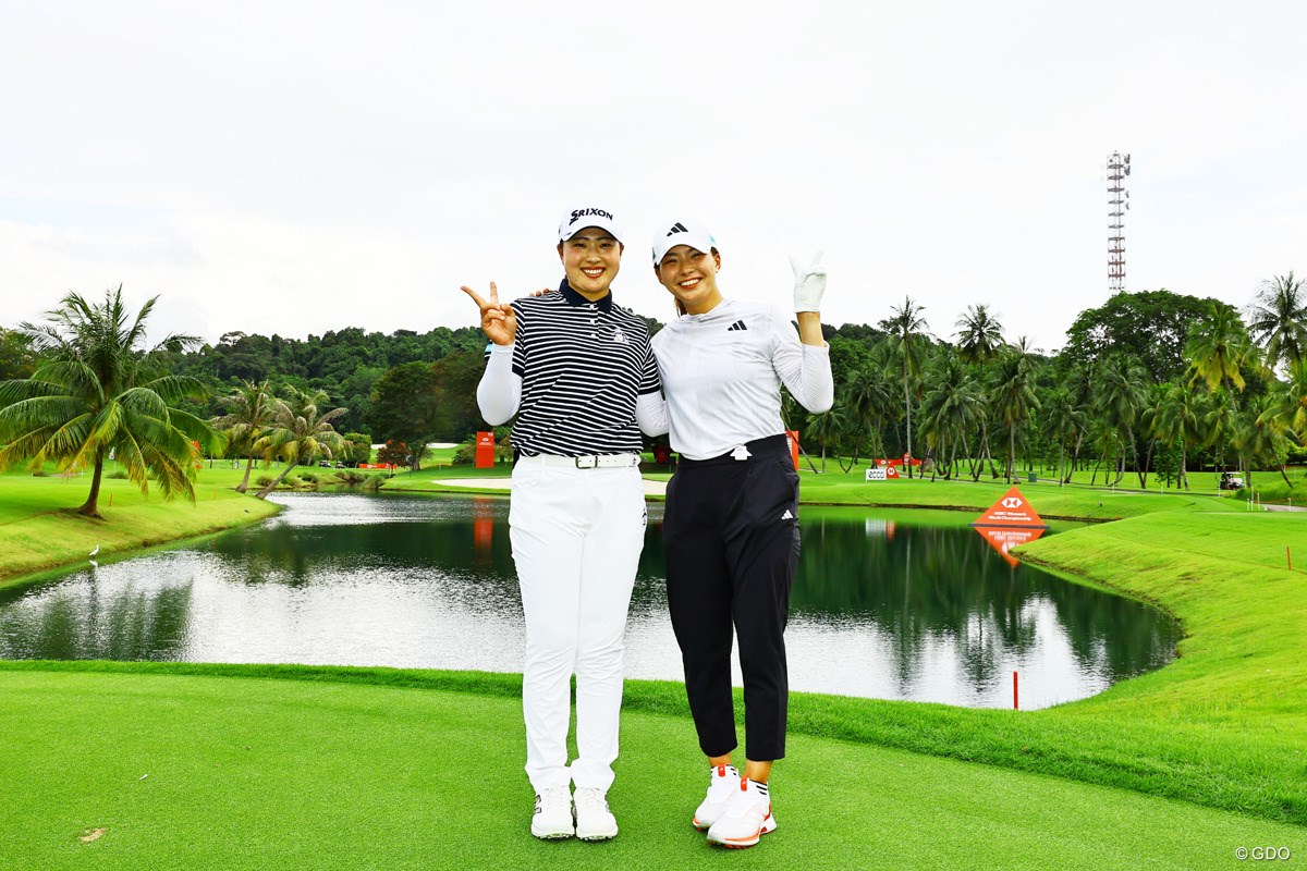 2025年 HSBC女子世界選手権 事前 竹田麗央 渋野日向子