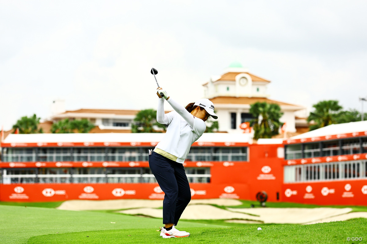 開幕2日前はインコースをプレー