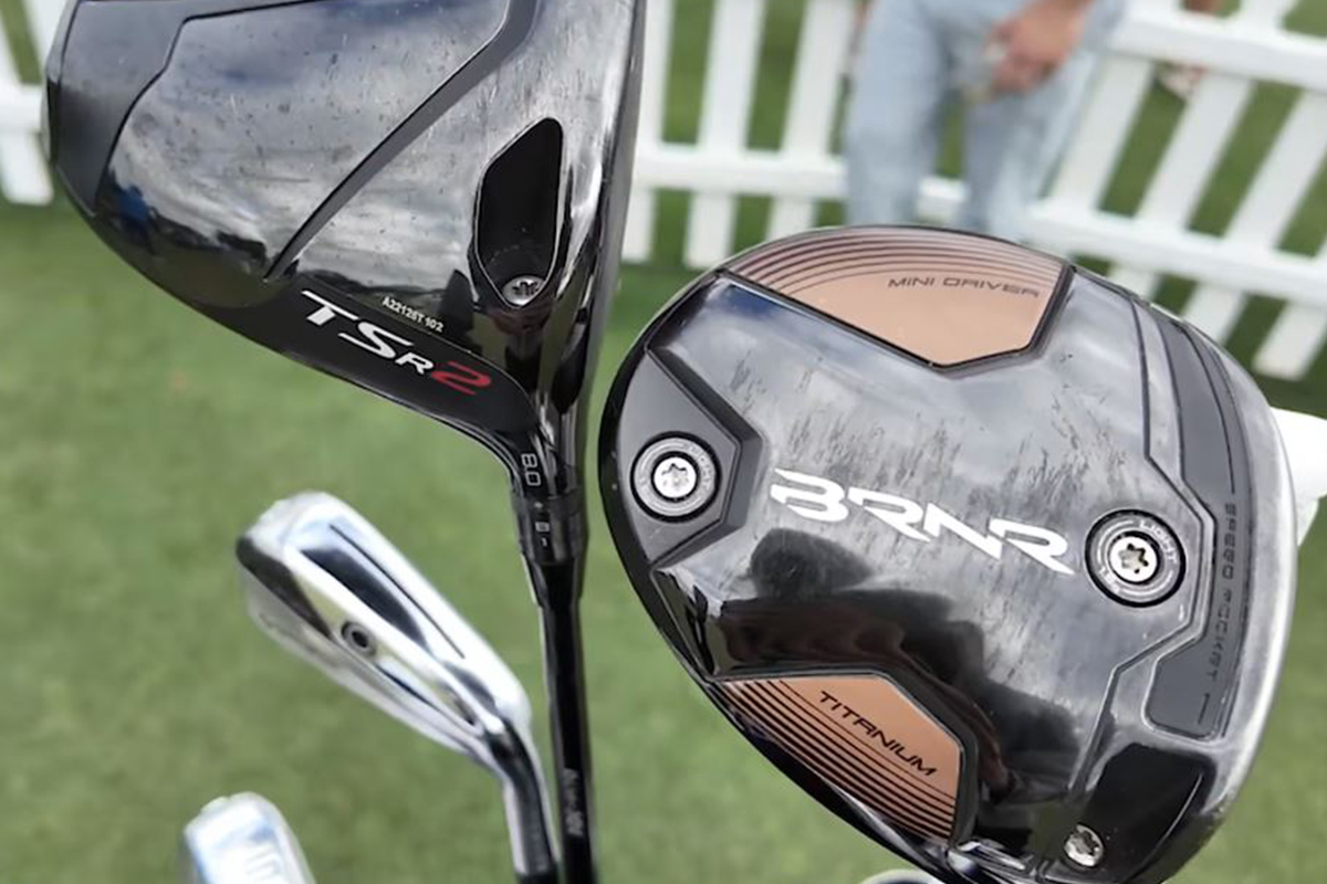 クラントンのタイトリストTSR2とテーラーメイドBRNRミニドライバー（提供GolfWRX）