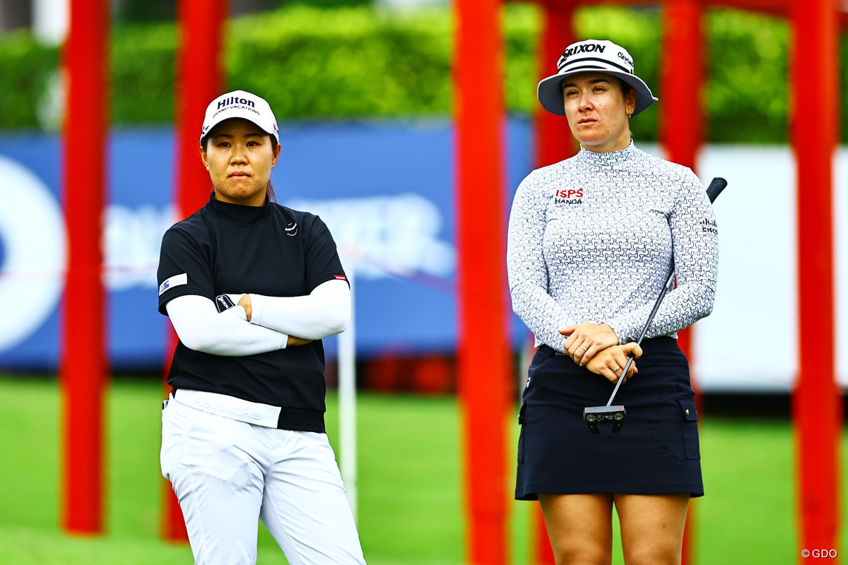 強者たち 2025年 HSBC女子世界選手権 2日目 畑岡奈紗 ハンナ・グリーン 