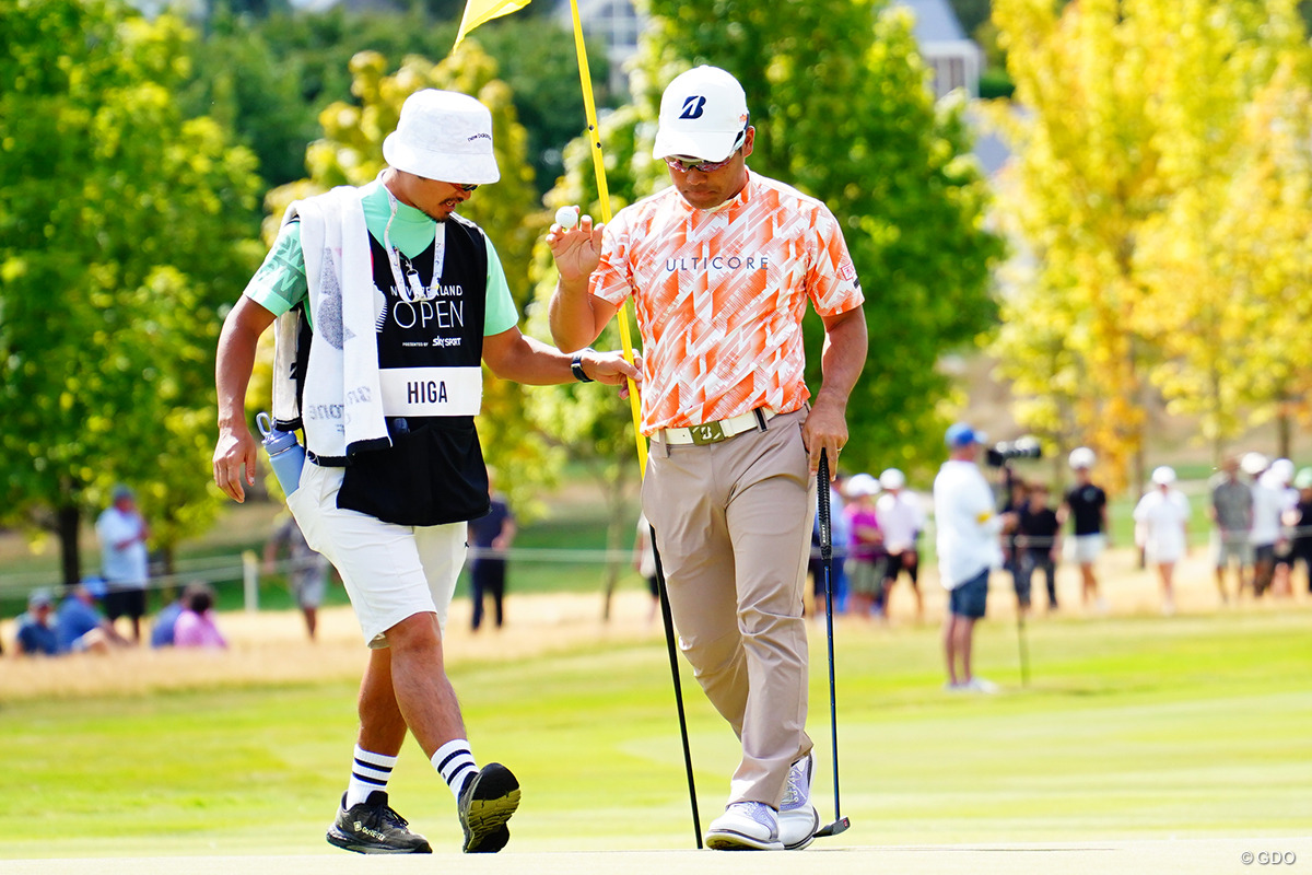 比嘉一貴は1打差の2位に終わった