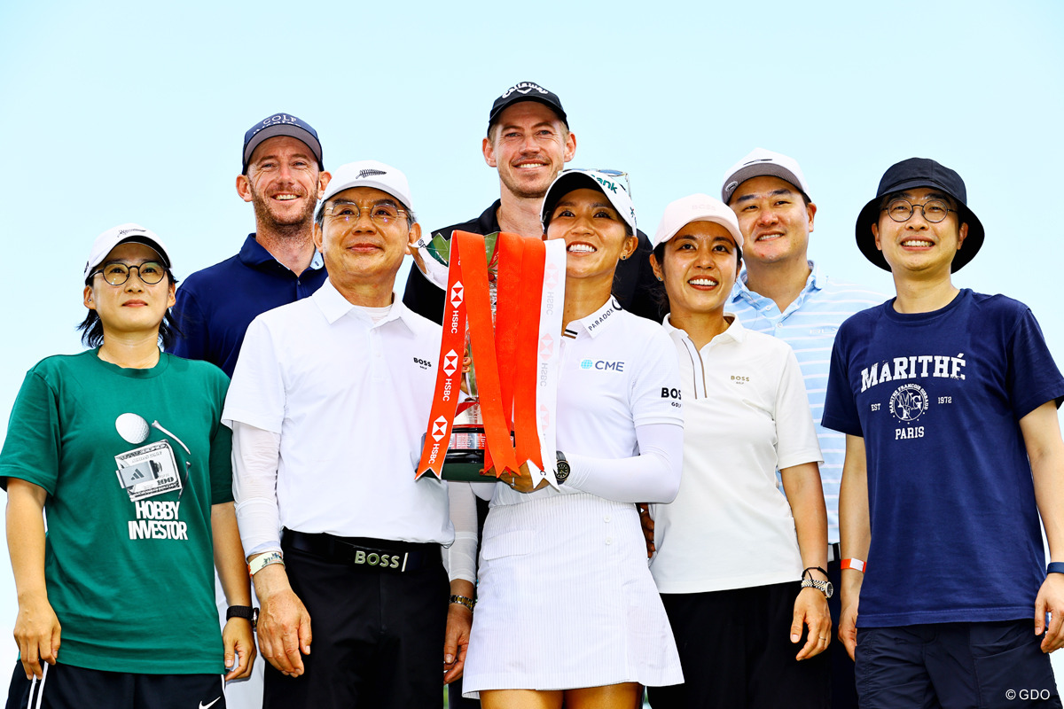 チーム写真 2025年 HSBC女子世界選手権 最終日 リディア・コー