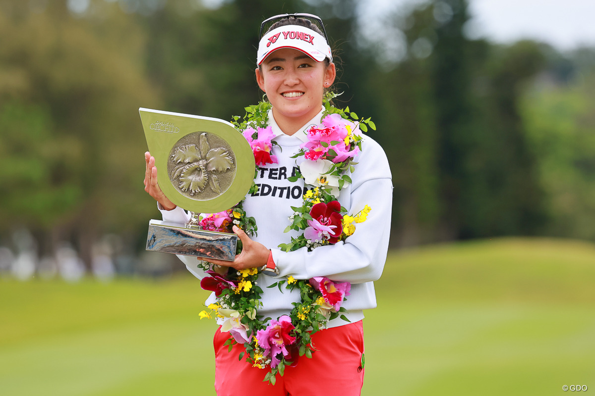 連覇がかかる岩井千怜。主戦場に移した米ツアーからスポット参戦する