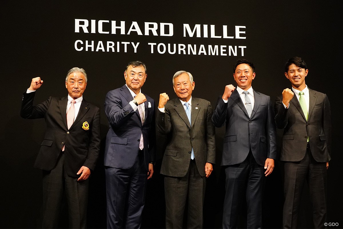 2025年 リシャール・ミル チャリティペアマッチ＆トーナメント 事前 堀川未来夢 阿久津未来也
