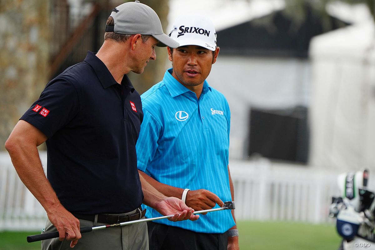 アダム・スコットも松山のパターが気になる？