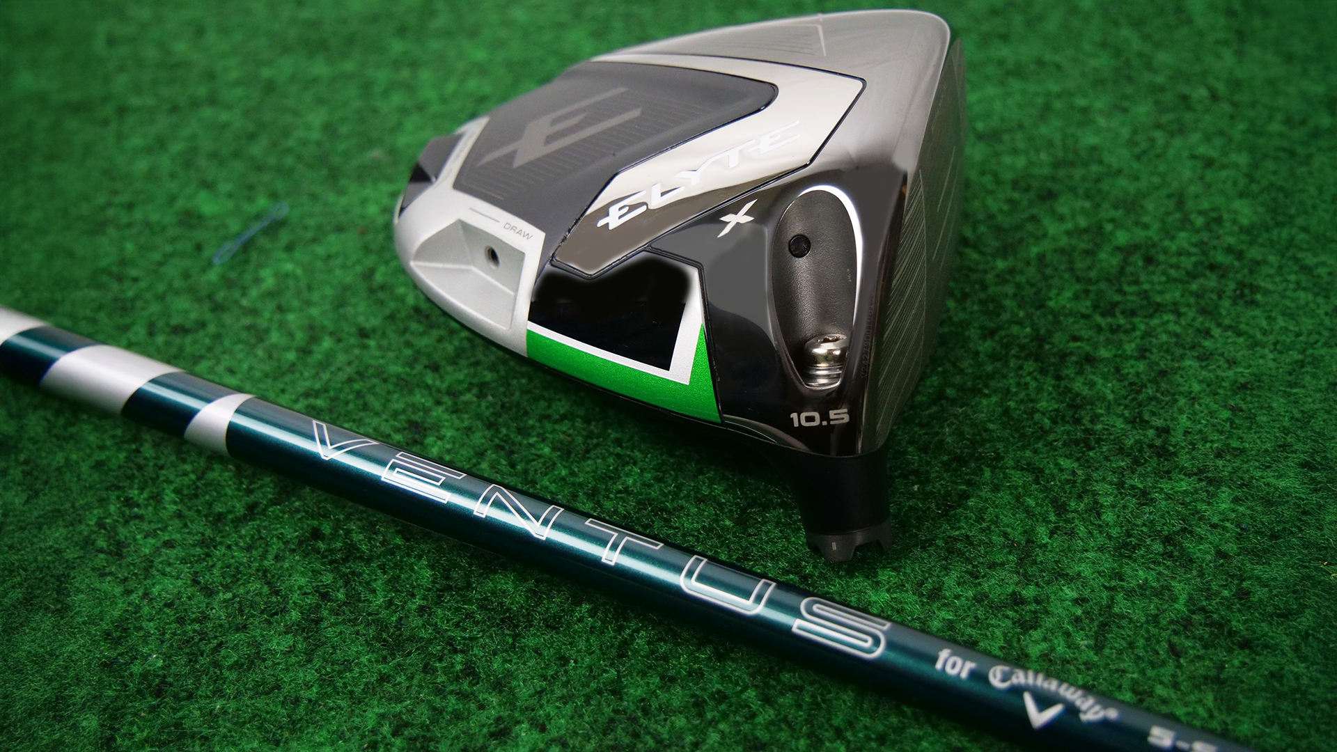 今回試したシャフトはフジクラと共同開発「VENTUS GREEN 50」の
