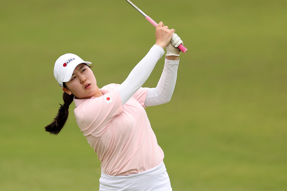 藤本愛菜は日本勢最高位に並んで決勝ラウンドへ（R&A提供）