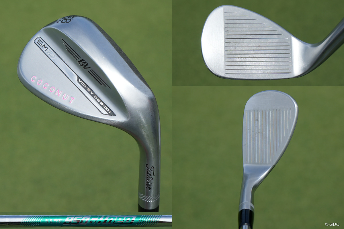 リーディングエッジを削っている