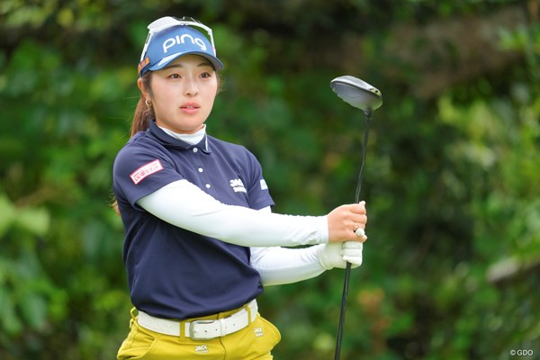 2025年 ダイキンオーキッドレディスゴルフトーナメント 3日目 佐久間朱莉 食あたりの影響で少し頬がこけた