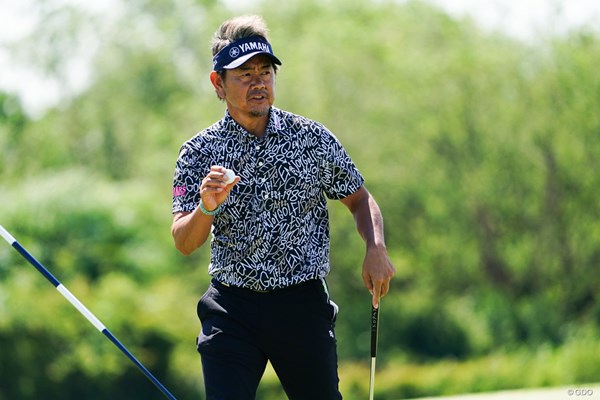 ホールインワンを達成した藤田寛之。12位で大会を終えた ※撮影は2024年「全米シニアオープン」