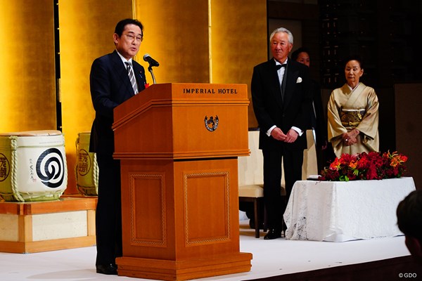 2025年 岸田文雄前首相 青木功 岸田文雄前首相も出席した