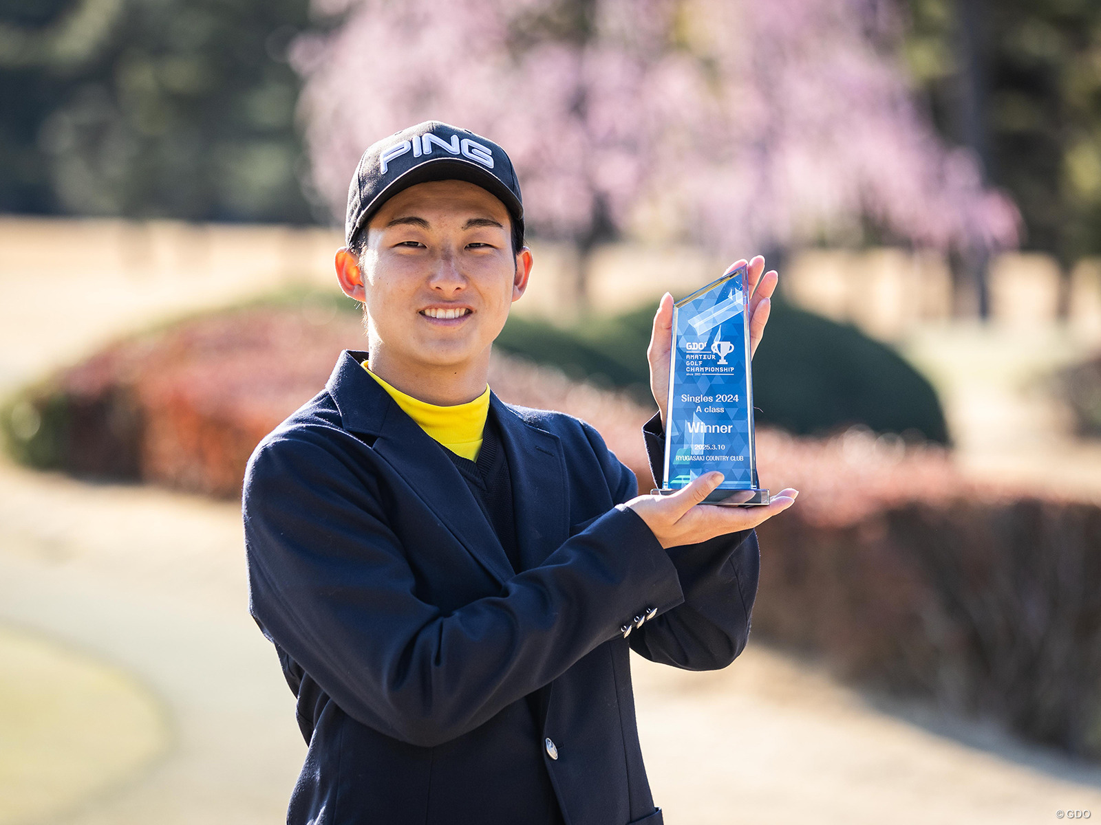出場選手中唯一のアンダーパー。Aクラスで見事優勝を飾った江見優輝さん