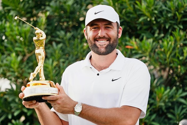大会3連覇がかかる世界1位のスコッティ・シェフラー