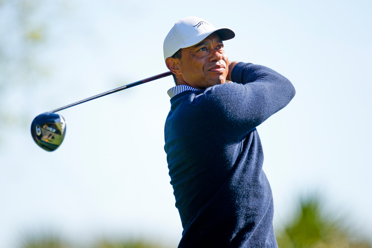 アキレス腱の出術を受けたウッズ（写真は2024年PNC選手権）