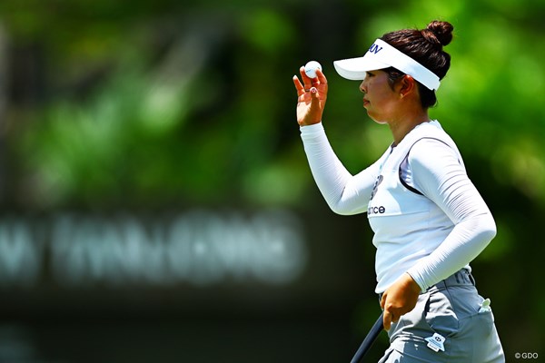 山下美夢有が韓国で好発進 ※撮影は2025年HSBC女子世界選手権