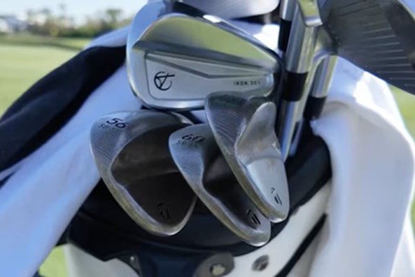 2025年 ザ・プレーヤーズ選手権 事前 グラント・ホーバット ウェッジはテーラーメイドMG4（協力/ GolfWRX, PGATOUR.com）