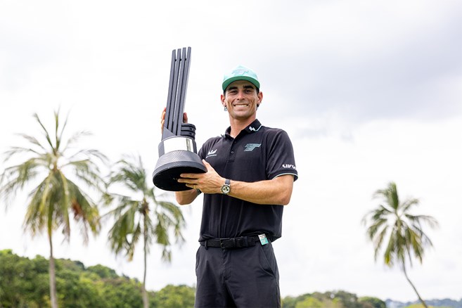 ホアキン・ニーマンが今季2勝目 団体戦はファイヤーボールズGC3連勝