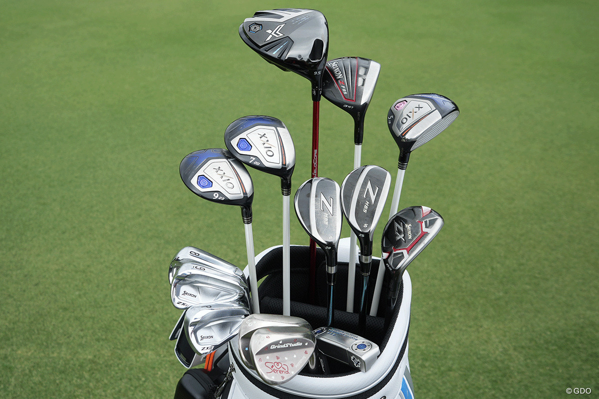 クラブ通プロならではの14本 2025年 Vポイント×SMBC レディスゴルフトーナメント 事前 青木瀬令奈のバッグ