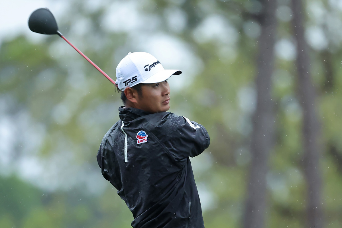 上位で第1ラウンドを終えた久常涼（Jonathan Bachman/Getty Images）