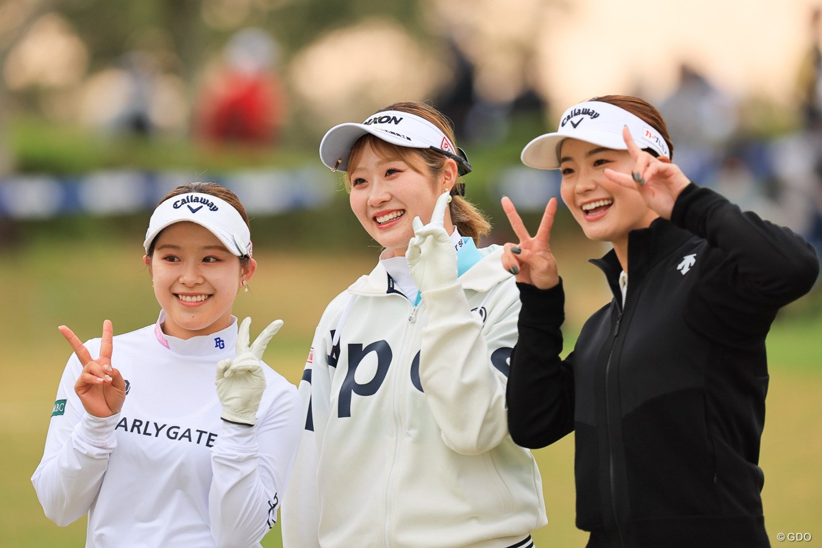 2025年 アクサレディスゴルフトーナメント in MIYAZAKI 初日 吉田鈴 都玲華 青木香奈子 ルーキーズ