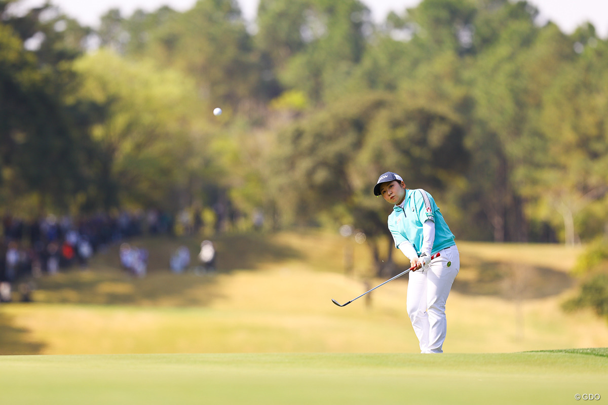 好きな色は赤と青 2025年 アクサレディスゴルフトーナメント in MIYAZAKI 2日目 大須賀望