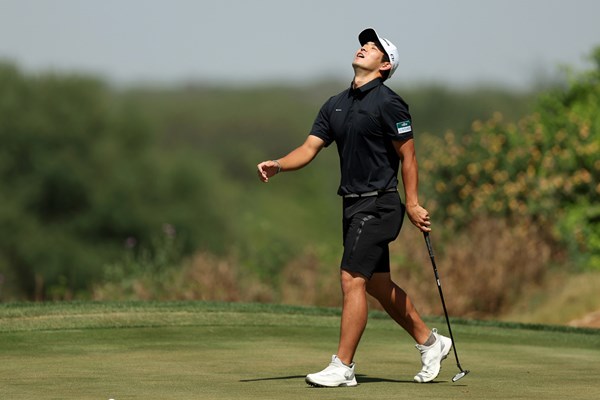 優勝スコアに2打届かず。中島啓太は大会連覇を逃した（Luke Walker/Getty Images）