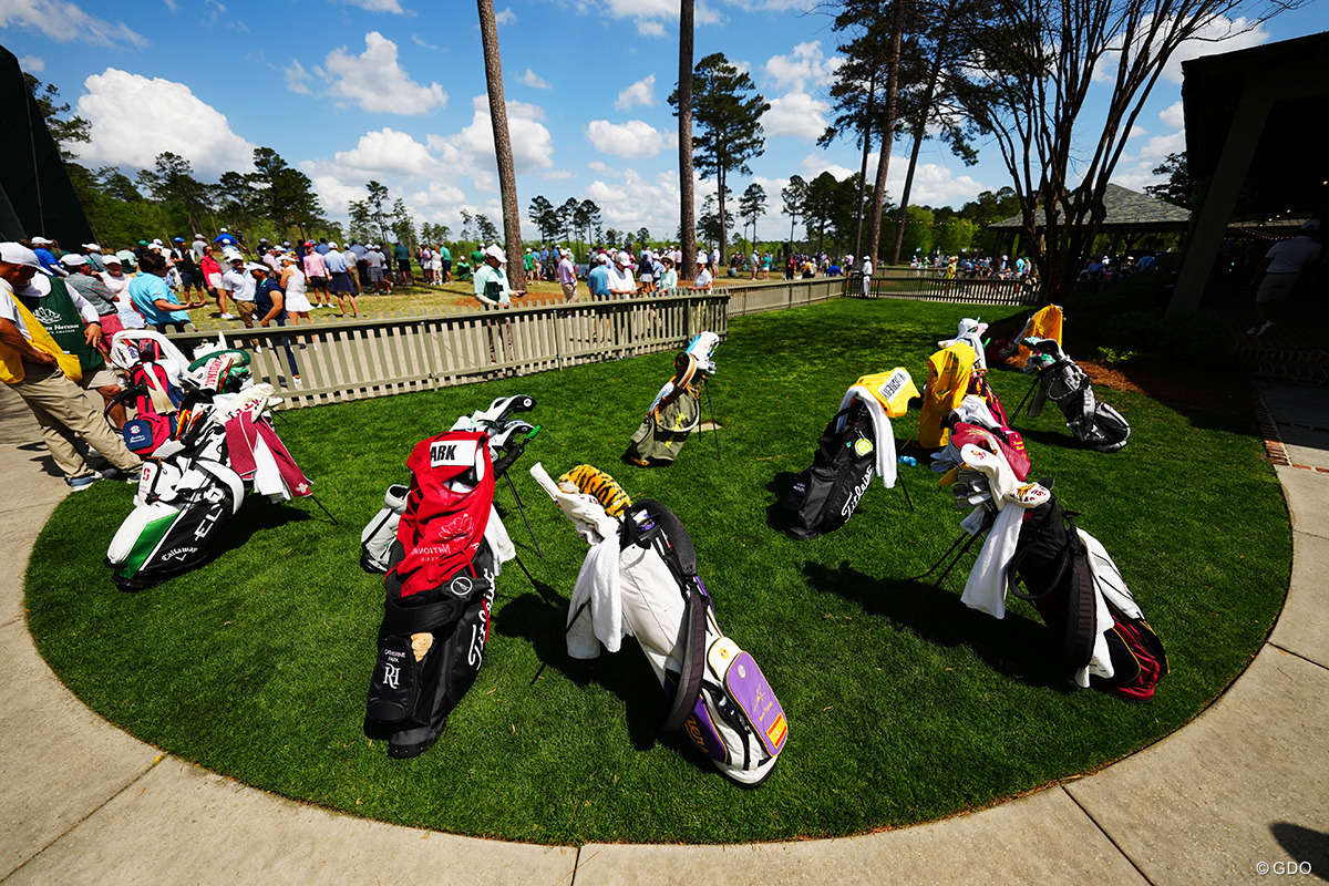 セカイセン 2025年 オーガスタナショナル女子アマチュア 2日目 キャディバッグ
