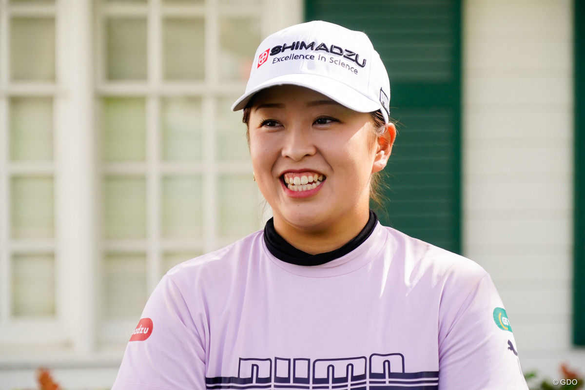 西郷真央　オウンネームボール1個　女子プロゴルフ 西郷真央 ブリヂストンゴルフのボールでツアー初優勝