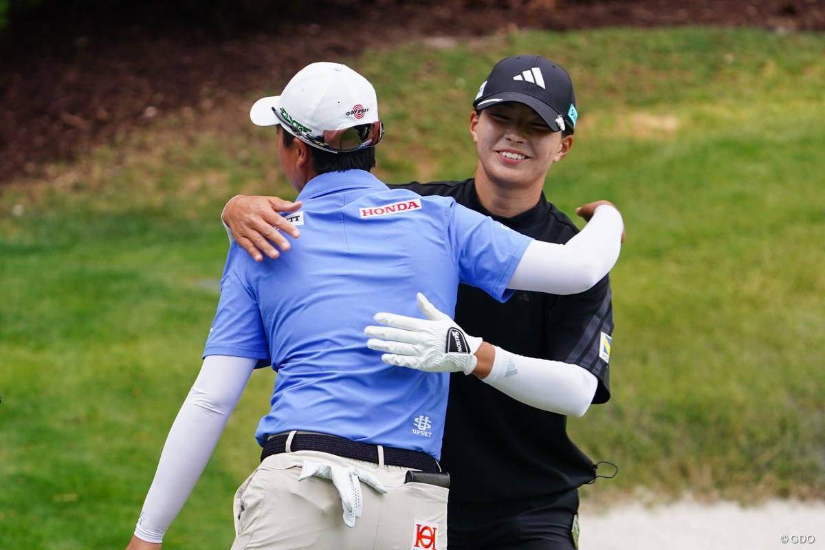 2025年 Tモバイル マッチプレー by MGM Rewards 2日目 笹生優花 渋野日向子