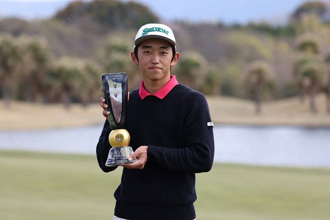 17歳のアマチュア・武田紘汰が下部ツアー最年少優勝「ちょっと不思議な気持ち」