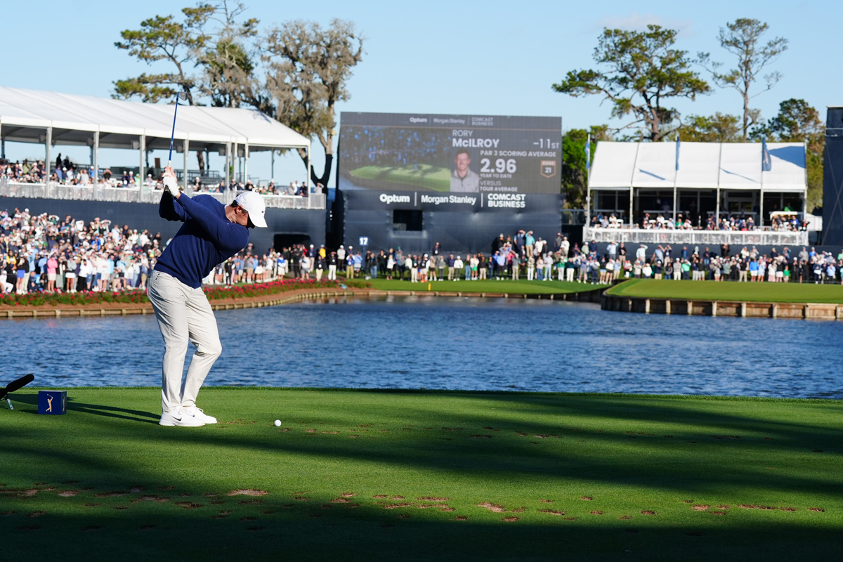 マキロイの“進化”を見せたアイランドグリーンへのショット（Brian Spurlock/Icon Sportswire via Getty Images）