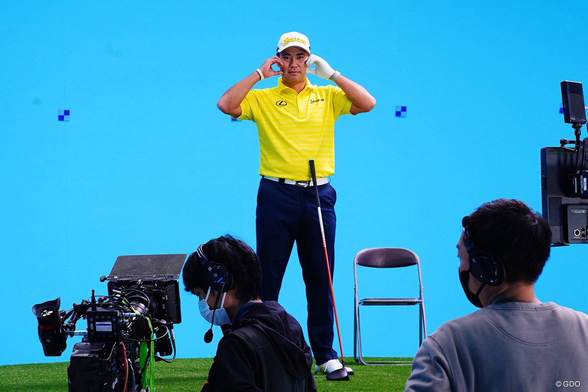 2024年 松山英樹 CM撮影 ハートのやつやめろ