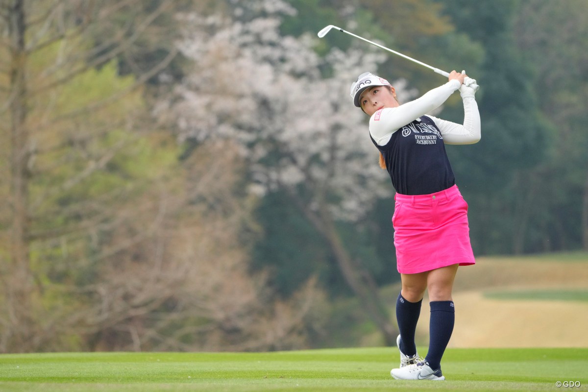 2025年 富士フイルム・スタジオアリス女子オープン 初日 佐久間朱莉