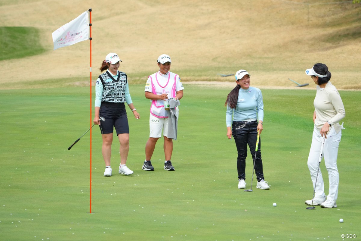 2025年 富士フイルム・スタジオアリス女子オープン 初日 ペ・ソンウ 永井花奈 全美貞