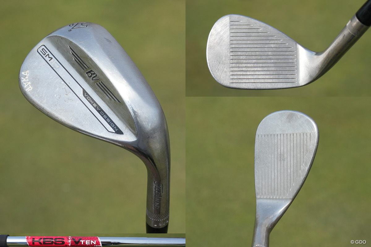 アプローチのメインは57度のDグラインド