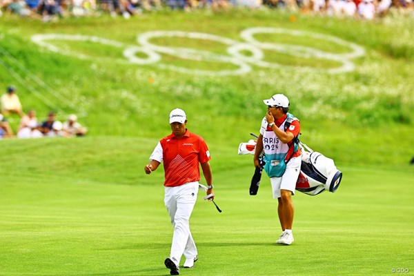 パリ五輪でプレーする松山英樹