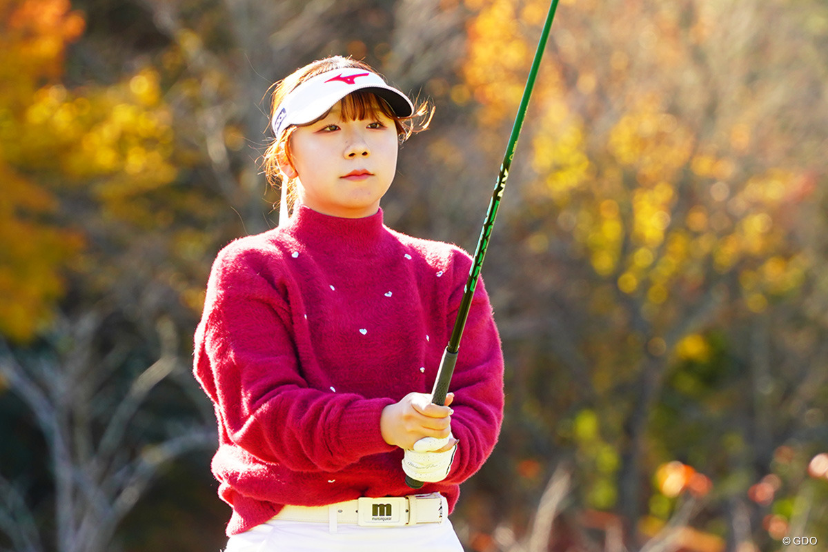 ルーキー水木春花が単独首位で最終日へ※写真は2024年「加賀電子カップ」