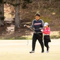 前年、小学校低学年の部で優勝した大廣紗良さんは、小学校高学年の部で2位。最終ホールで1つ落として悔し涙