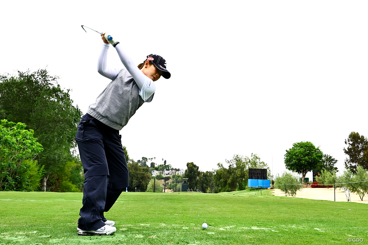 スイングの調整が続く