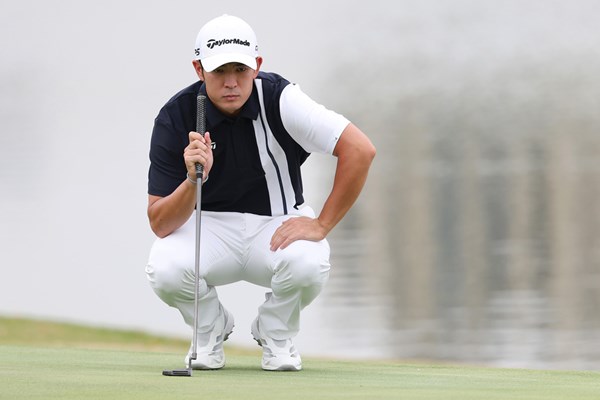 中島啓太は初日「74」。暫定91位と出遅れた（Lintao Zhang/Getty Images）