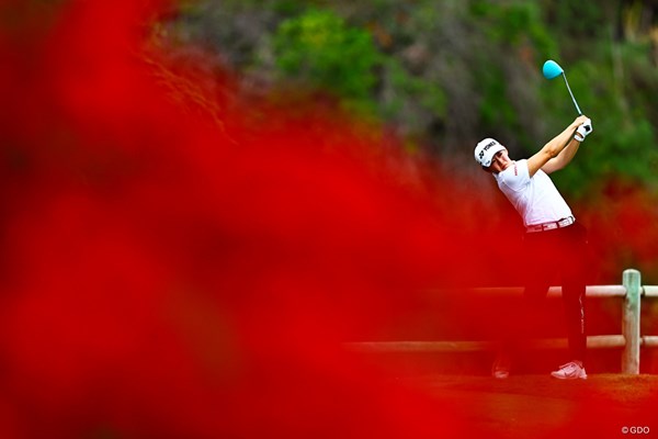 2025年 JMイーグルLA選手権 初日 岩井明愛 早朝のスタート