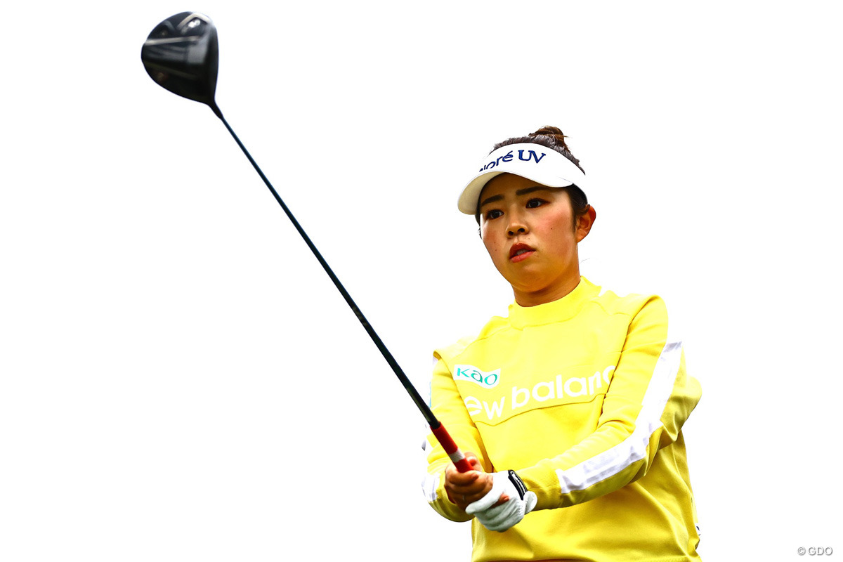 山下美夢有は「65」をマーク。24位から首位争いに加わった