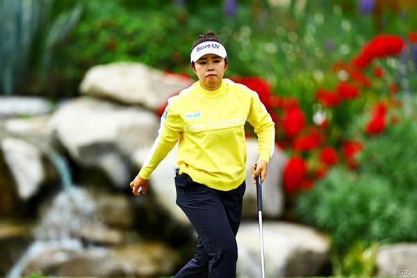 2025年 JMイーグルLA選手権 2日目 山下美夢有 山下美夢有は午前中にスコアを伸ばして上位へ