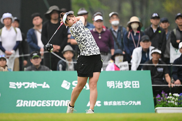 2025年 KKT杯バンテリンレディスオープン 最終日 永嶋花音 最終日のベストスコアタイ「65」(Atsushi Tomura／Getty Images)