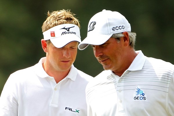 2011年 マスターズ2日目 ルーク・ドナルド＆フレッド・カプルス
