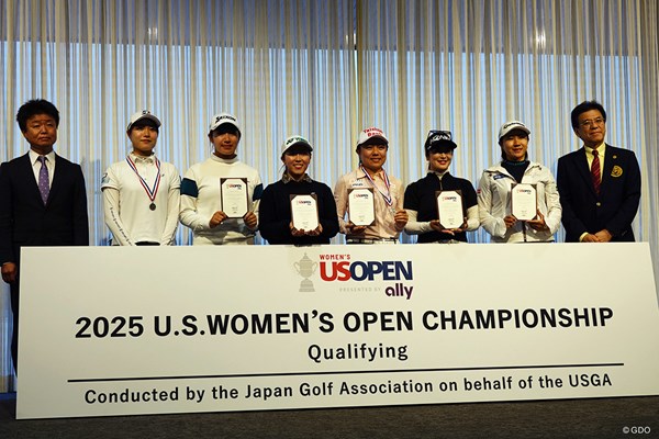 2025年 全米女子オープン 日本地区最終予選会 木村葉月 長澤愛羅 池羽陽向 サイ・ペイイン 林菜乃子 泉田琴菜 左から木村葉月、長澤愛羅、池羽陽向、サイ・ペイイン、林菜乃子、泉田琴菜