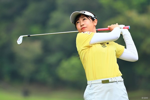 2025年 前澤杯 MAEZAWA CUP 初日 菅沼菜々 女子選手で初のイーブンパー。菅沼菜々は「70」でプレーした