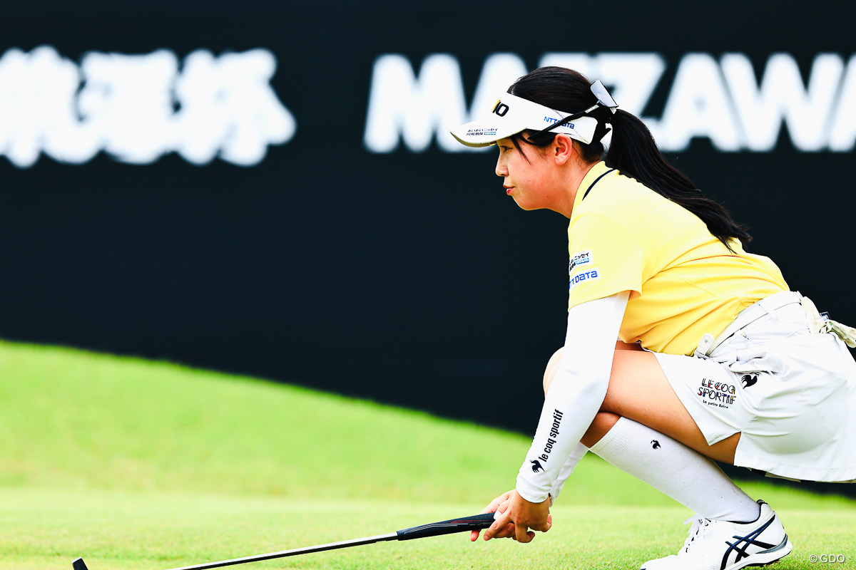 男子ツアーに女子がいると撮ってて癒されるね