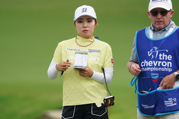2025年 シェブロン選手権 初日 古江彩佳 新パターのソールはオレンジ